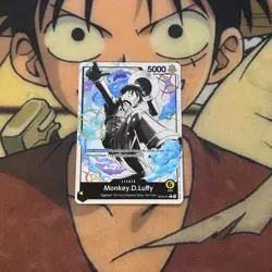 Monkey D Luffy ST29-001 Parallel Starter Deck Alt Art Leader One Piece English - Image 1