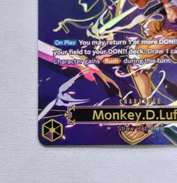 One Piece (OP-13) Carrying On His Will Monkey.D.Luffy SP OP09-119 - Image 5