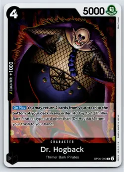 One Piece - OP06-090 - Dr. Hogback - Holo - US Seller - Image 1
