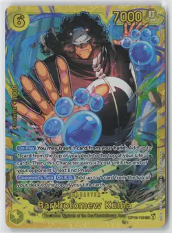 One Piece TCG Bartholomew Kuma SEC OP12-119 Legacy of the Master English - Image 1