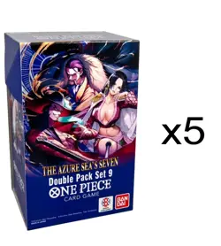 (5x LOT) ONE PIECE TCG OP-14: The Azure Sea’s Seven Double Pack Set Vol 9 Sealed - Image 1