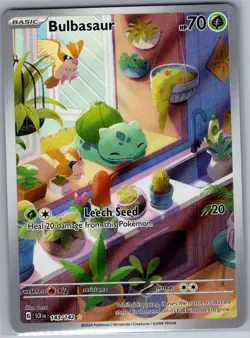 Bulbasaur 143/142 SV07: Stellar Crown - Pokemon Card - NM - Image 1