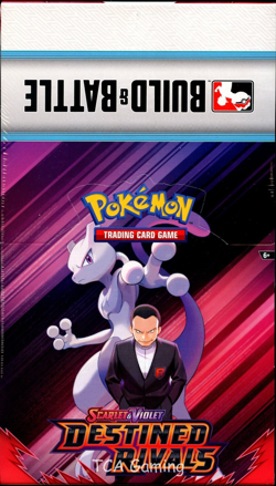 DESTINED RIVALS Sealed 10 Ct Build & Battle Display Box (Pokemon Cards) - Image 1