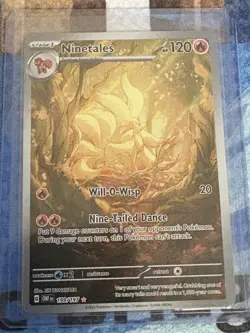 Pokemon TCG Ninetales Obsidian Flames Holo Card 199/197 great Condition - Image 1