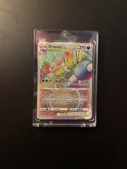 Pokemon TCG Drapion VSTAR Rainbow Holo Card 200/196 Lost Origin - Image 1