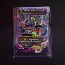 Pokemon M Rayquaza EX 61/108 Roaring Skies Ultra Rare Holo Mega Card - Image 1