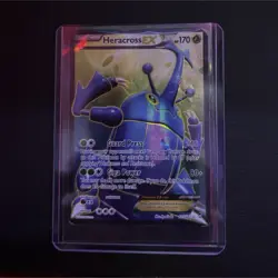 Pokemon Heracross EX 105/111 XY Furious Fists Ultra Rare Full Art Holo Card - Image 1