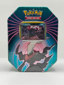 Pokemon TCG Mighty Mysterious Tin 2021 [ Darkrai Card Pack ] NEW sealed - Image 1
