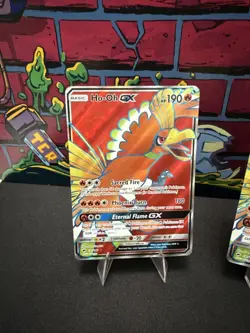 PokemonTCG Ho-Oh GX 131/147 Burning Shadows UltraRare Card NM Condition Lot Of 2 - Image 2
