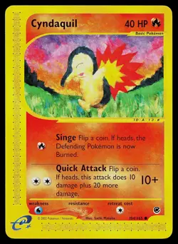 Pokemon Card - Cyndaquil Expedition 104/165 Non-Holo - Image 1