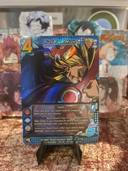 Flex Your Might | MY HERO ACADEMIA CCG CARD | ULTRA RARE 26/108 FIRST ED MHA03 - Image 1