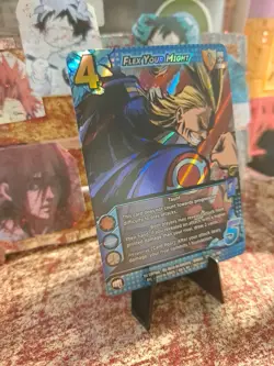 Flex Your Might | MY HERO ACADEMIA CCG CARD | ULTRA RARE 26/108 FIRST ED MHA03 - Image 3