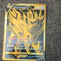 Pokemon TCG Zamazenta V Promo Holo SWSH077 Sword & Shield Basic 230 HP Card - Image 1