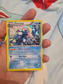 Pokemon TCG Greninja 41/146 XY Base Set - Holo Rare Pokemon Card - Light Play - Image 1