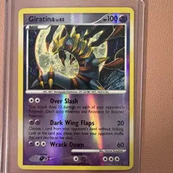 Pokemon TCG Giratina LV.63 Holo Rare Platinum Set 2009 Holo Card 10/127 - Image 1