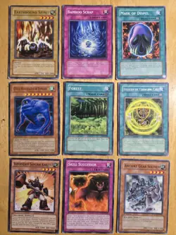 Vintage 1996 YuGiOh Cards Holo Common Mixed Lot of 108 Fair Condition - Image 3