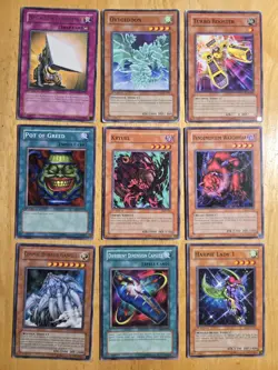 Vintage 1996 YuGiOh Cards Holo Common Mixed Lot of 108 Fair Condition - Image 5