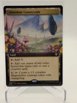 MTG Abundant Countryside - Extended Art - MTG Commander: Lorwyn Eclipsed - NM - Image 1