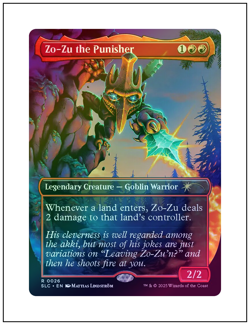 1x Zo-Zu the Punisher, 0026, Foil, Secret Lair Encyclopedia, MTG NM - Image 1