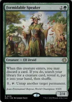 MTG Formidable Speaker (176) | NM | Lorwyn Eclipsed {ECL} - Image 1