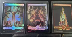 7x FULL ART FOIL Lands Streets of New Capenna EDH MTG SNC 274 276 276 280 281 - Image 2