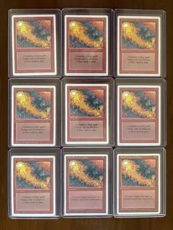 Pyroblast, Red Elemental Blast (x9), Hydroblast, Dust To Dust, Pyrokinesis (x4) - Image 1