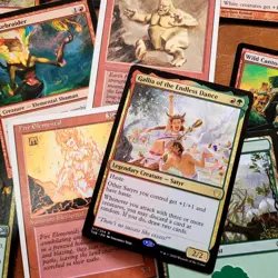 COMMANDER Magic Deck MTG - **Gallia of the Endless Dance ELEMENTALS** - Image 1