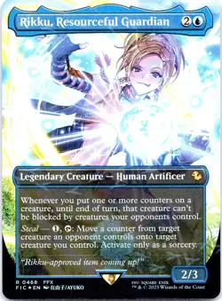 Rikku Resourceful Guardian Borderless Foil | FIC Final Fantasy Commander Trading - Image 3