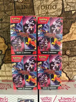 Pokemon Destined Rivals SV10 Booster Bundle X4 - Image 1