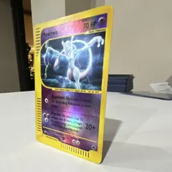 Pokemon Mewtwo Expedition Base Set Reverse Holo Rare 056/165 70 HP English 2002 - Image 2