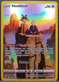 Hoothoot TG12/TG30 Astralglanz Illustration Pokemon Pokemon Karte Deutsch NM - Image 1