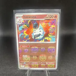 Pokemon TCG Volcarona 16/86 Masterball Rare Reverse Holo NM Black Bolt - Image 1
