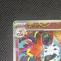 Pokemon TCG Volcarona 16/86 Masterball Rare Reverse Holo NM Black Bolt - Image 3