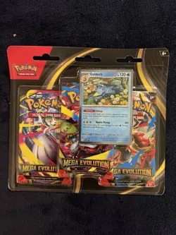 Pokemon Mega Evolution - Golduck 3-Pack Booster Blister Factory Sealed - Image 1