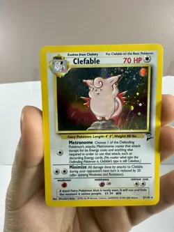 Pokemon Clefable Base Set 2 5/130 Unlimited Holo Rare - Image 2