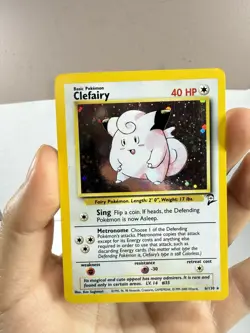 Pokemon Vintage WOTC Clefairy 6/130 Base Set 2 Holo Rare - Image 2