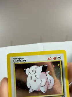 Pokemon Vintage WOTC Clefairy 6/130 Base Set 2 Holo Rare - Image 3