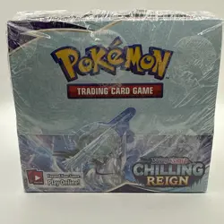 Pokemon TCG Sword Shield Chilling Reign Booster Box Factory Sealed - Image 1