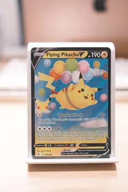 Flying Pikachu V 190/198 Ultra Rare Celebrations NM Pokemon TCG Full Art NM - Image 1