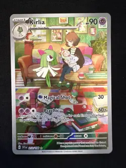 Pokemon SV01: Scarlet & Violet Base Set Kirlia 212/198 Illustration Rare LP- - Image 1