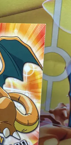 1999 Topps Pokemon TV Animation Edition Charizard Non-Holo #06 Blue Logo LP - Image 3