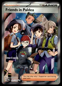 Pokemon TCG Prismatic Evolutions #137/131 Friends in Paldea - Image 1