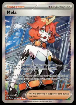Pokemon TCG SV04: Paradox Rift #236/182 Mela Holo NM - Image 1