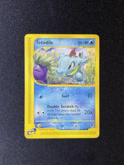 Totodile 134/165 Expedition Base Set Pokemon MP - Image 1