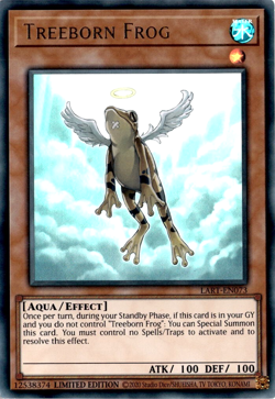 Treeborn Frog YuGiOh LART-EN073 Ultra Rare Promo NM - Image 1