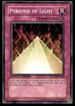 Yu-Gi-Oh TCG The Movie Promo Set #MOV-EN004 Pyramid of Light Limited Ed. - Image 1