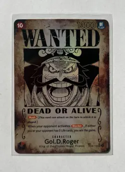 One Piece TCG Gol.D.Roger Wanted Poster - OP09-118 (SP) - Image 1
