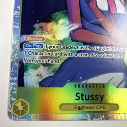 One Piece TCG Stussy OP13-110 Secret Rare English NM - Image 4