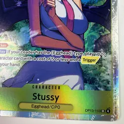 One Piece TCG Stussy OP13-110 Secret Rare English NM - Image 5