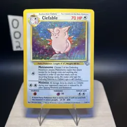Pokemon TCG Clefable Holo Rare Card 1/64 Jungle Set 1999 🔥🔥🔥 - Image 1